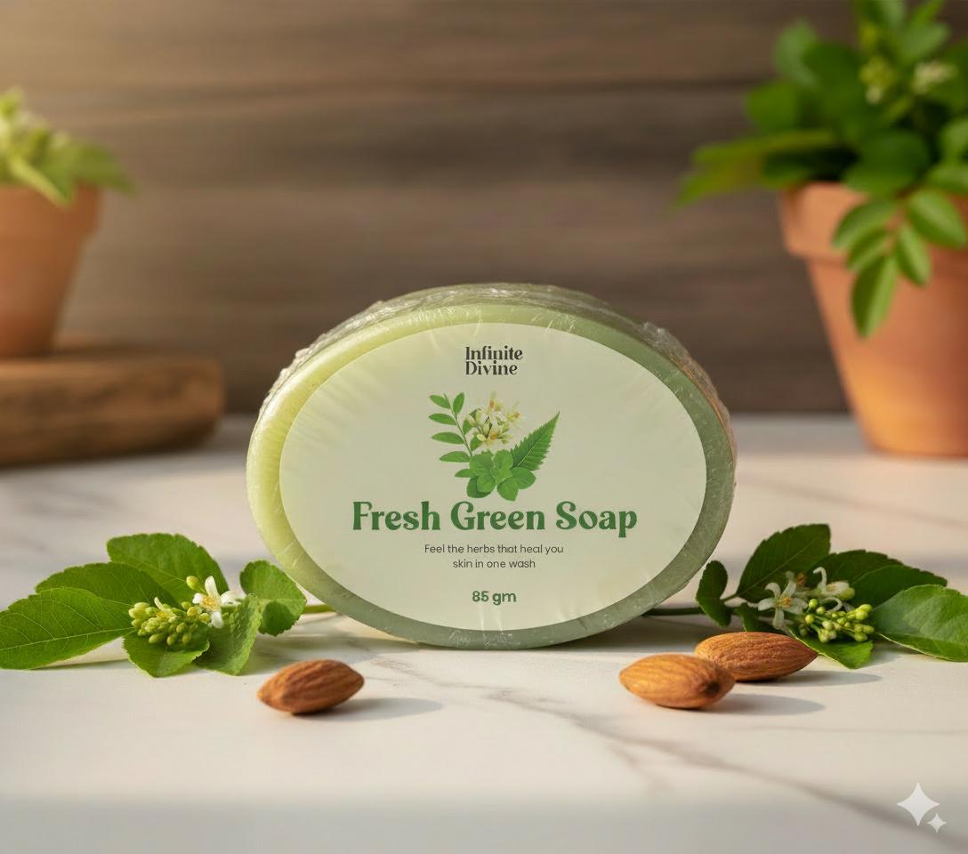 Fresh green Soap small-(85gm*2)